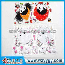 OEM sticker for decoration, palstic printing PVC sticker